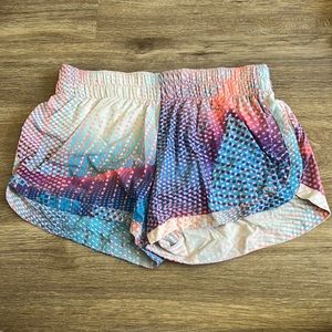 Women’s Gap Fit XSmall Pink and Blue Athletic Shorts